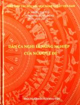 Dân ca nghi lễ nông nghiệp của người Ê Đê / Tuyển chọn, giới thiệu: Trương Bi, Vũ Dũng