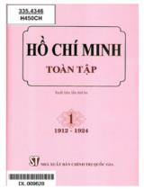 Hồ Chí Minh toàn tập T.1: 1912-1924 / Hồ Chí Minh