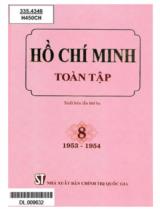 Hồ Chí Minh toàn tập T.8: 1953-1954 / Hồ Chí Minh