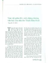 Vụn vặt giữa đời, một chặng đường văn học của nhà thơ Trịnh Bửu Hoài / Nguyễn An Bình
