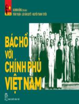 Bác Hồ với Chính phủ Việt Nam / Hà Minh Hồng (ch.b.), Trần Thuận, Lưu Văn Quyết, Nguyễn Thanh Tuyền