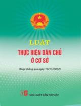 Luật Thực hiện dân chủ ở cơ sở : Được thông qua ngày 10/11/2022