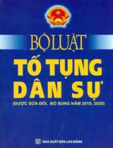 Bộ luật Tố tụng dân sự : Được sửa đổi, bổ sung năm 2019, 2020, 2022