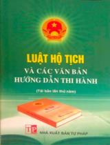 Luật Hộ tịch và các bản hướng dẫn thi hành / Quách Văn Dương