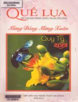 Quê lụa - Mừng Đảng mừng xuân Quý Tỵ 2013 : Hội Văn học nghệ thuật tị xã Tân Châu / Nguyễn Đắc Tài, N.P.H, Nguyễn Hải Bằng,..