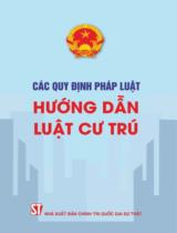 Các quy định pháp luật hướng dẫn Luật Cư trú