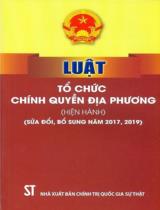 Luật Tổ chức chính quyền địa phương (hiện hành) (sửa đổi, bổ sung năm 2017, 2019, 2023)