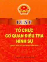 Luật Tổ chức cơ quan điều tra hình sự (được sửa đổi, bổ sung năm 2021)