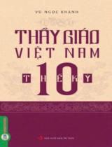 Thầy giáo Việt Nam 10 thế kỷ / Vũ Ngọc Khánh