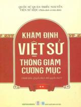Khâm định Việt sử thông giám cương mục / Quốc sử quán Triều Nguyễn ; Viện Sử Học thẩm định, h.đ . T.2 , Chính biên: Quyển thứ 1 đến quyển thứ 9