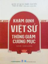 Khâm định Việt sử thông giám cương mục / Quốc sử quán Triều Nguyễn ; Viện Sử Học thẩm định, h.đ. T.7 , Sách dẫn- Sự kiện và Tư liệu