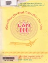 Kỷ yếu liên hoan gia đình văn hóa tiêu biểu lần III - 2002