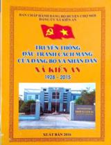 Truyền thống đấu tranh cách mạng của Đảng bộ và nhân dân xã Kiến An 1928-2015