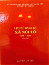 Lịch sử  Đảng bộ xã Núi Tô 1945 - 2010 : Sơ thảo