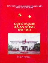 Lịch sử Đảng bộ thị xã An Nông 1945-2015 . Tái bản