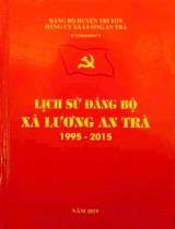 Lịch sử  Đảng bộ xã Lương An Trà 1995 - 2015