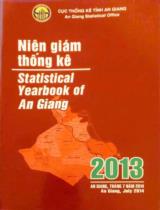 Niên giám thống kê tỉnh An Giang 2013 = Statiscal yearbook An Giang province 2013