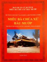 Di tích lịch sử và danh lam thắng cảnh miễu Bà Chúa Xứ Bàu Mướp : Thị trấn Nhà Bàng, huyện Tịnh Biên, tỉnh An Giang