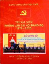 Thoại Sơn những lần đại hội Đảng bộ 1979 - 2020