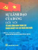 Sự lãnh đạo của Đảng đối với tổ chức Công đoàn trong các doanh nghiệp khu vực ngoài nhà nước / Ngọ Duy Hiểu (ch.b)