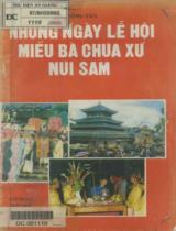 Những ngày lễ hội miếu bà Chúa Xứ núi Sam / Tường Vân