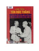 Chủ tịch Tôn Đức Thắng - Lãnh tụ của giai cấp công nhân và tổ chức Công đoàn Việt Nam