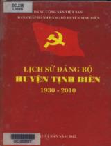 Lịch sử Đảng bộ huyện Tịnh Biên 1930 - 2010