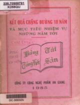 Kết quả chặng đường 10 năm và mục tiêu nhiệm vụ những năm tới