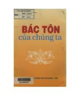 Bác Tôn của chúng ta / Sưu tập: Trần Thanh Phương