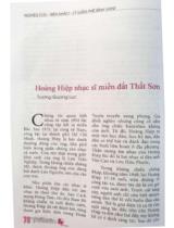 Hoàng Hiệp nhạc sĩ miền đất Thất Sơn / Bài: Trương Quang Lục