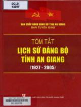 Tóm tắt lịch sử Đảng bộ tỉnh An Giang