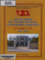 Truyền thống đấu tranh cách mạng  của Đảng bộ và Nhân dân xã Kiến An 1928 - 2015 / B.s.: Phan Văn Kiến, Trần Bé Anh, Nguyễn Văn Phát