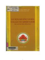 Xây dựng đời sống văn hóa vùng dân tộc Khmer Nam bộ : Kỷ yếu Hội thảo khoa học