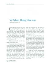 Về Nhơn Hưng hôm nay / Hoàng Thị Trúc Ly