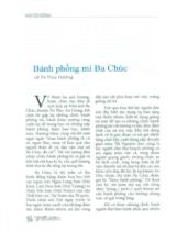 Bánh phồng mì Ba Chúc / Lê Thị Thùy Hương