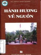 Hành hương về nguồn : Lịch sử tổ Đình Bửu Quang Ấp An Hòa B, thị trấn Ba Chúc, huyện Tri Tôn, tỉnh An Giang / Thích Giác Quang