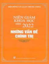 Niên giám khoa học năm 2022: Những vấn đề chính trị / Nguyễn Xuân Thắng, Tạ Ngọc Tấn, Trần Văn Phòng,... ; B.s.: Tạ Ngọc Tấn,..