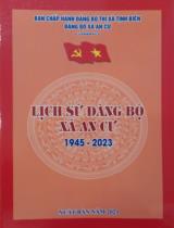 Lịch sử Đảng bộ xã An Cư 1945 - 2023