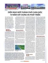 Diện mạo mới thành phố Châu Đốc 10 năm xây dựng và phát triển / Hạnh Châu