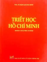 Triết học Hồ Chí Minh : Sách chuyên khảo / Đặng Quang Định