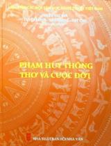 Phạm Huy Thông thơ và cuộc đời / Tuyển chọn: Tuyết Minh, Như Đăng, Đạt Chi