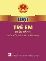 Luật Trẻ em (hiện hành) (sửa đổi, bổ sung năm 2018)